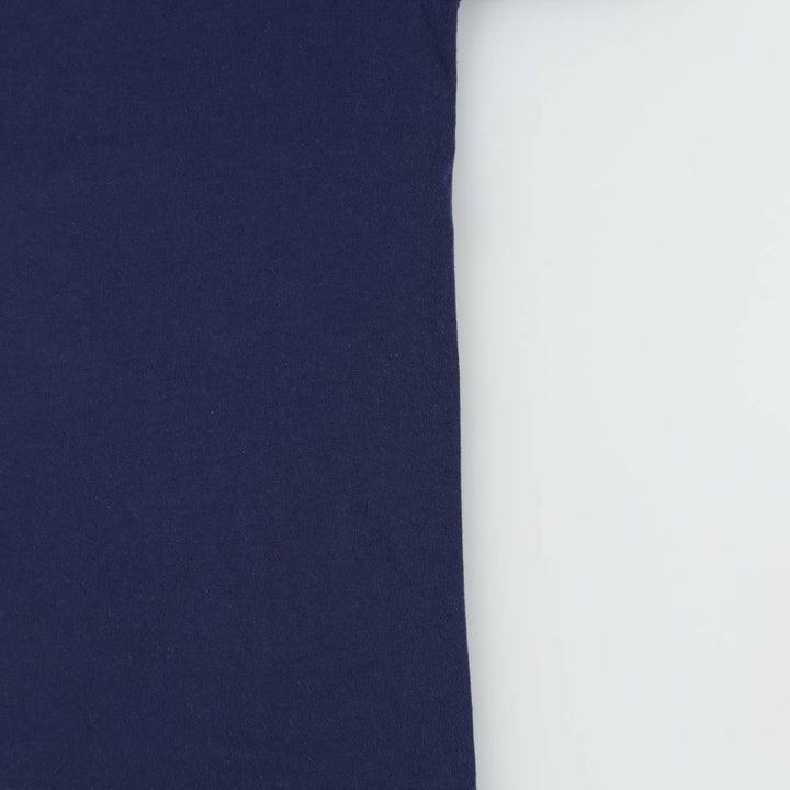 90'S Hanes HEAVYWEIGHT 50 cotton navy blue type Vintage Second Hand