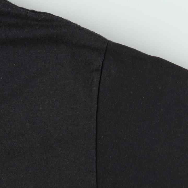 80s-90'S TEE JAYS Print T-Shirt, Made in USA, Men's Size L (Equivalent), Vintage polyester black type Vintage Second Hand