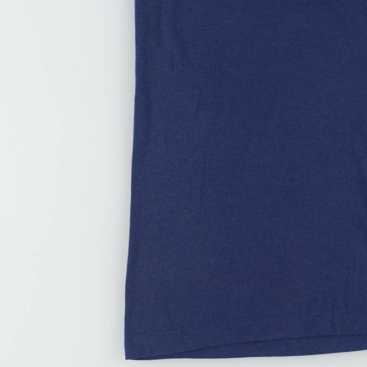 80'S Hanes Periodic Table Print T-Shirt, Made in USA, Men's Size XL (approx.), Vintage cotton navy blue type Vintage Second Hand