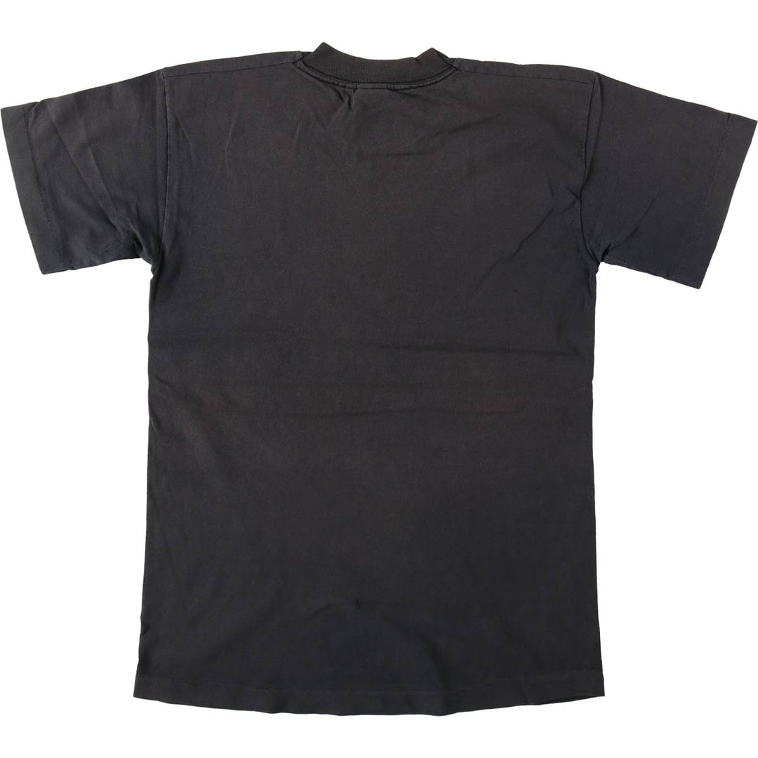 90'S Fruit of the Loom Short-Sleeve Logo T-Shirt, Made in USA, Men's Size S (Equivalent), Vintage cotton black type Vintage Second Hand
