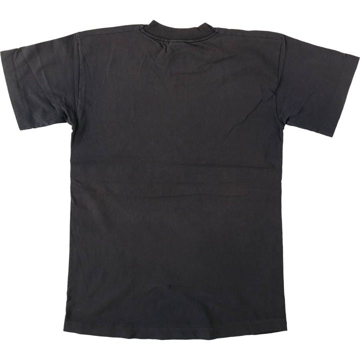 90'S Fruit of the Loom Short-Sleeve Logo T-Shirt, Made in USA, Men's Size S (Equivalent), Vintage cotton black type Vintage Second Hand