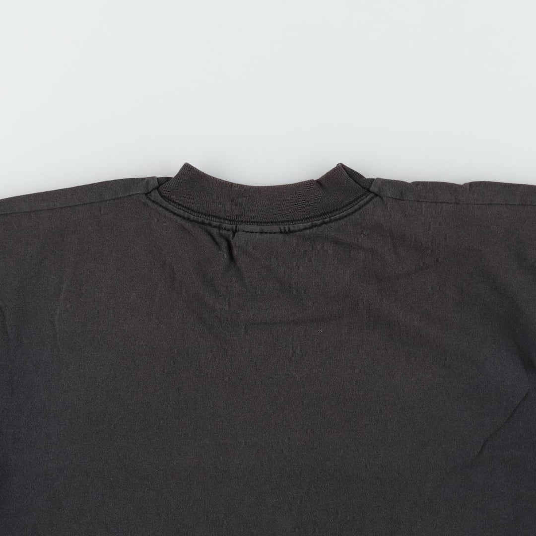 90'S Fruit of the Loom Short-Sleeve Logo T-Shirt, Made in USA, Men's Size S (Equivalent), Vintage cotton black type Vintage Second Hand