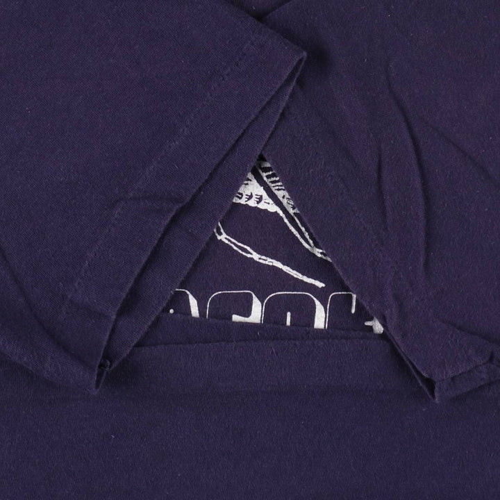 ~90'S Mosquito Pattern Print T-Shirt, Men's Size L (Equivalent), Vintage unclear purple type Vintage Second Hand