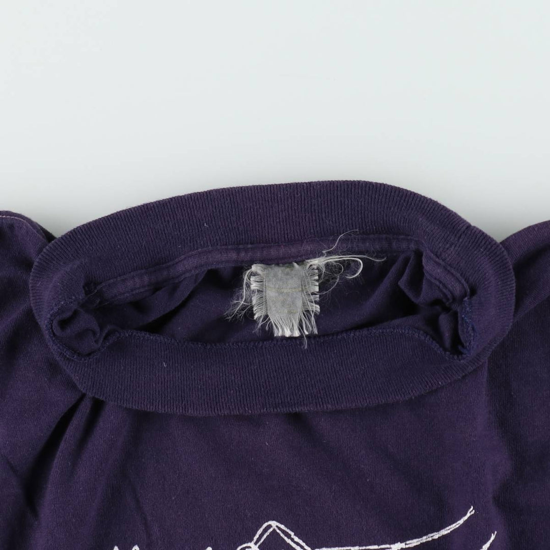 ~90'S Mosquito Pattern Print T-Shirt, Men's Size L (Equivalent), Vintage unclear purple type Vintage Second Hand