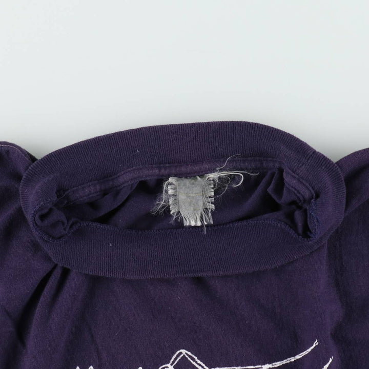 ~90'S Mosquito Pattern Print T-Shirt, Men's Size L (Equivalent), Vintage unclear purple type Vintage Second Hand