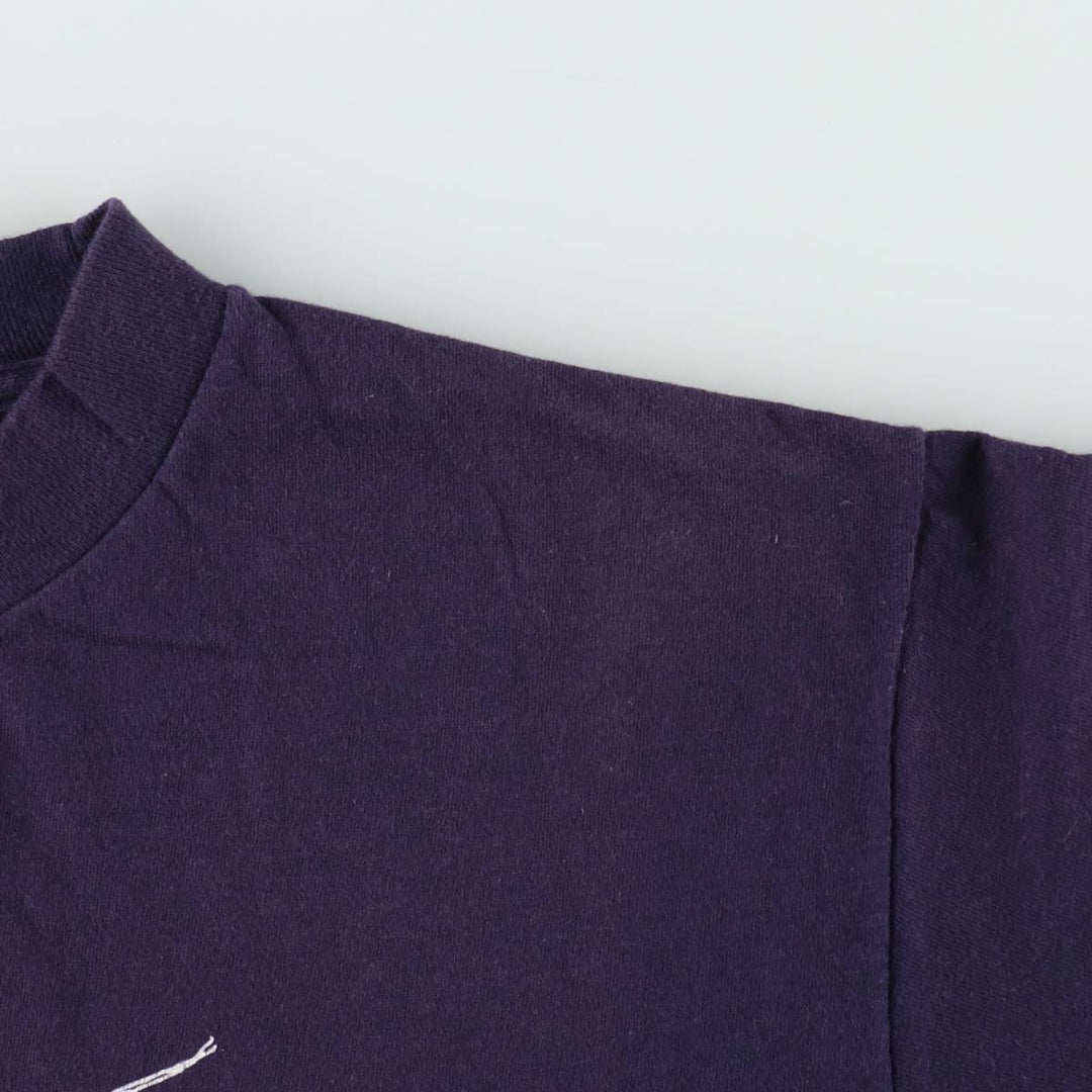 ~90'S Mosquito Pattern Print T-Shirt, Men's Size L (Equivalent), Vintage unclear purple type Vintage Second Hand