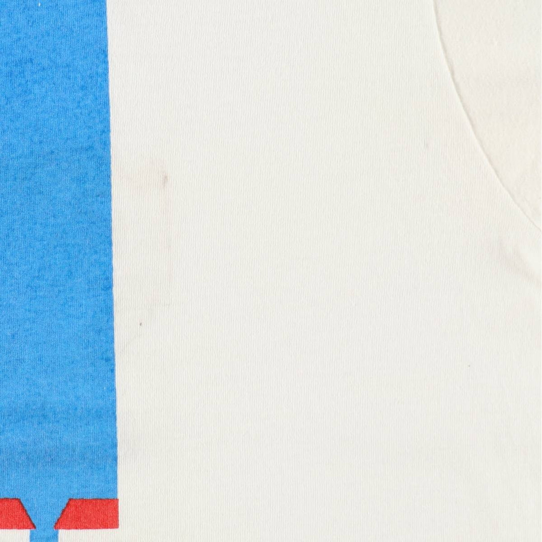 90'S Fruit of the Loom printed T-shirt, made in the USA, men's XL size, vintage cotton white type Vintage Second Hand