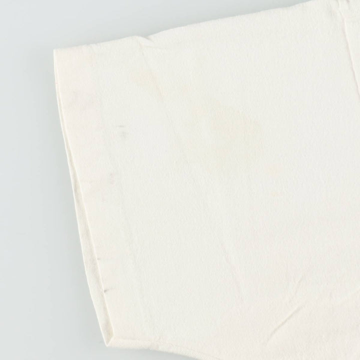90'S Fruit of the Loom printed T-shirt, made in the USA, men's XL size, vintage cotton white type Vintage Second Hand