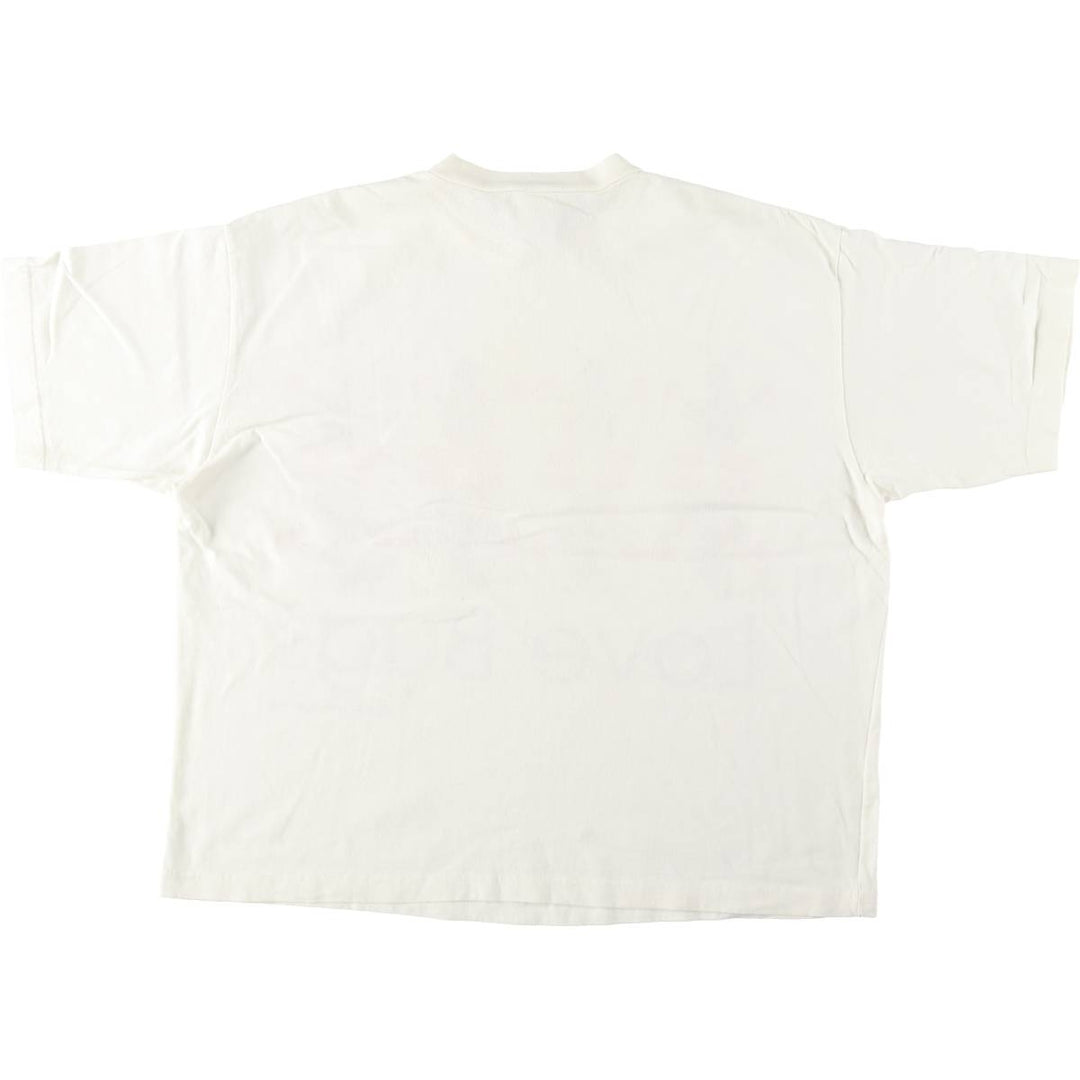 90'S DOZE CLOTHES Printed T-Shirt, Men's XL (approx.), Vintage cotton white type Vintage Second Hand