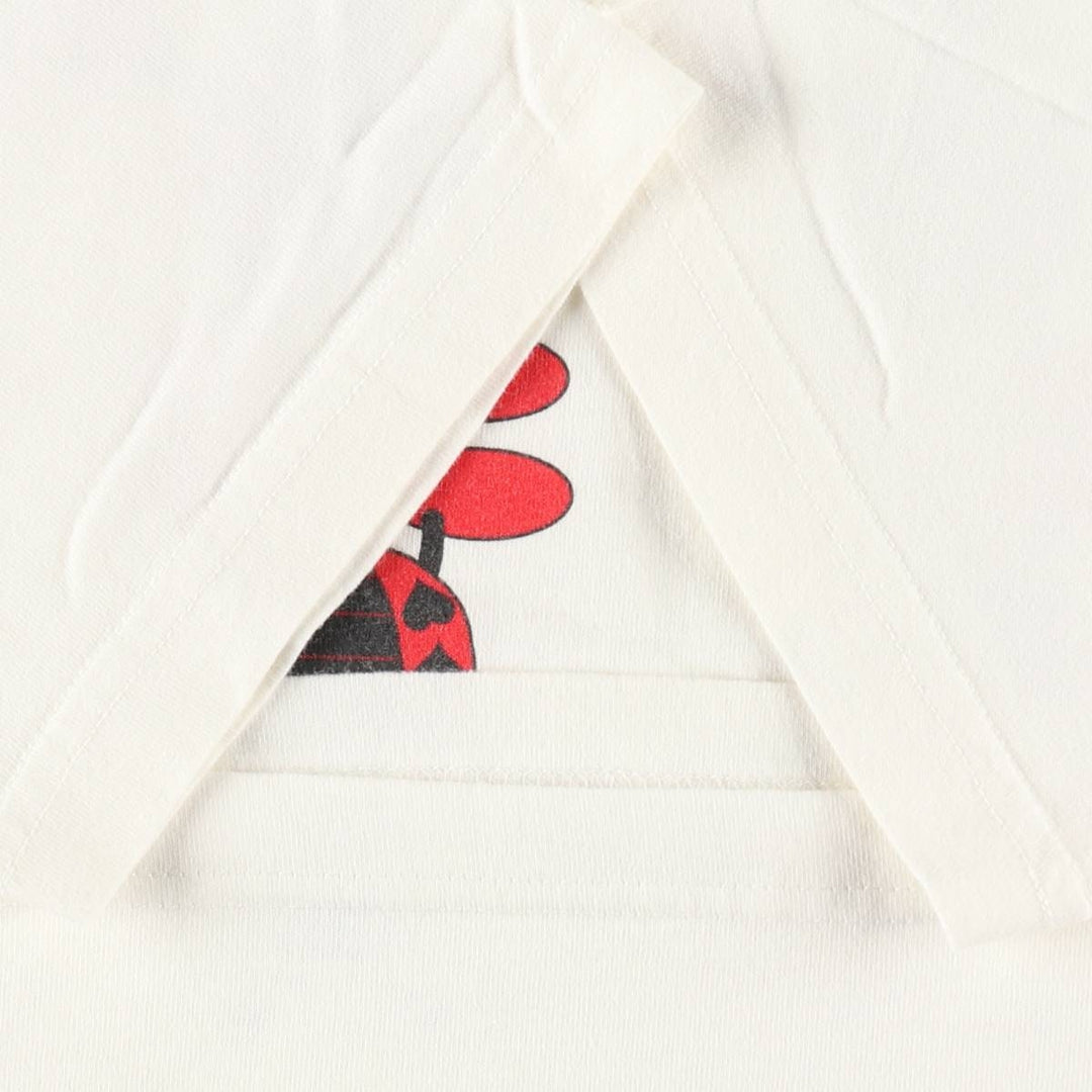90'S DOZE CLOTHES Printed T-Shirt, Men's XL (approx.), Vintage cotton white type Vintage Second Hand