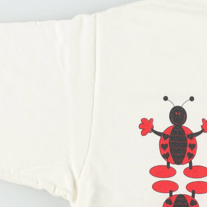 90'S DOZE CLOTHES Printed T-Shirt, Men's XL (approx.), Vintage cotton white type Vintage Second Hand