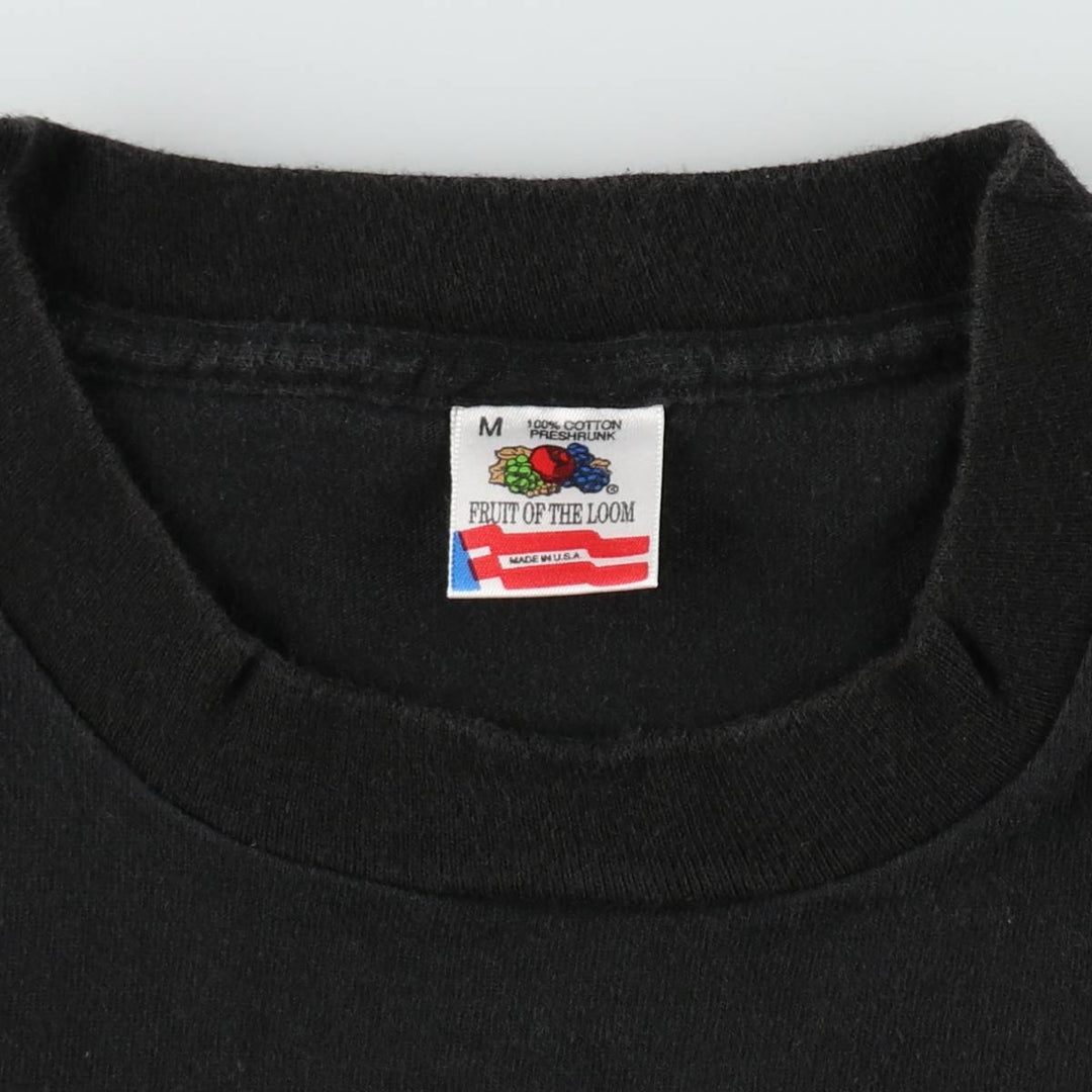 90'S Fruit of the Loom The Phantom of the Opera print T-shirt, Made in USA, Men's size M (approx.) cotton black type Vintage Second Hand