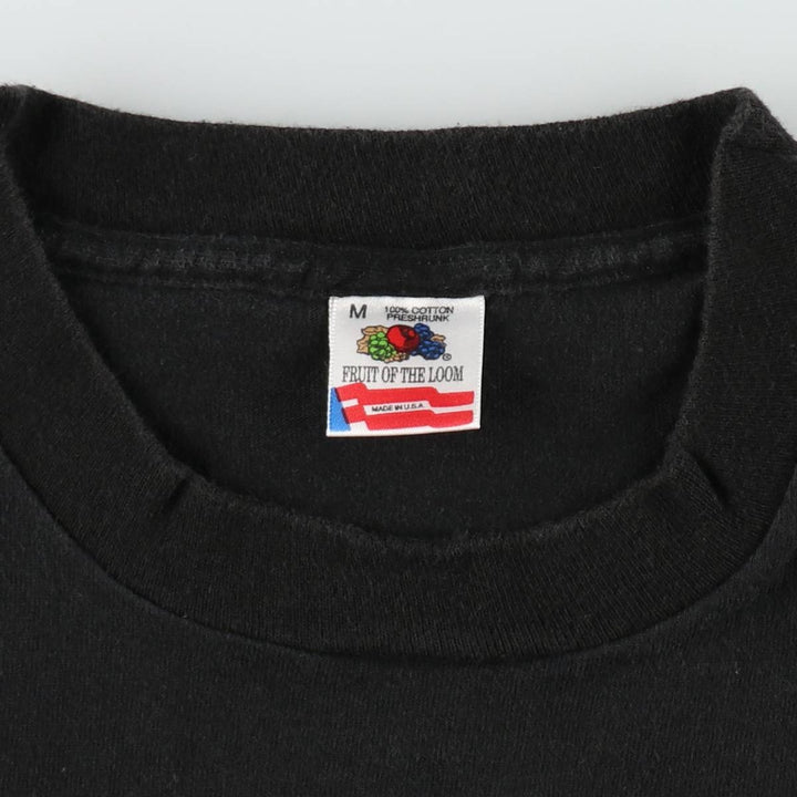 90'S Fruit of the Loom The Phantom of the Opera print T-shirt, Made in USA, Men's size M (approx.) cotton black type Vintage Second Hand