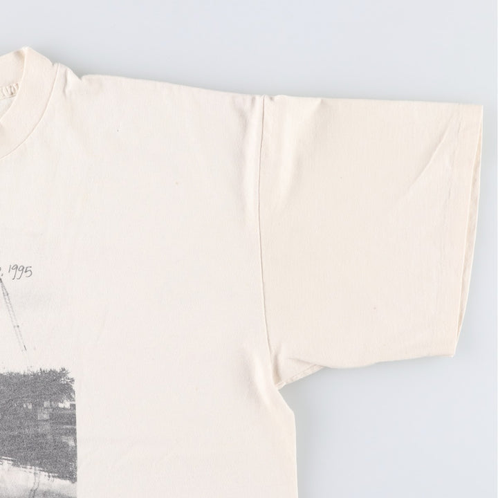 90'S Murina Photo T-Shirt, Made in USA, Men's XL equivalent, Vintage cotton Beige type Vintage Second Hand