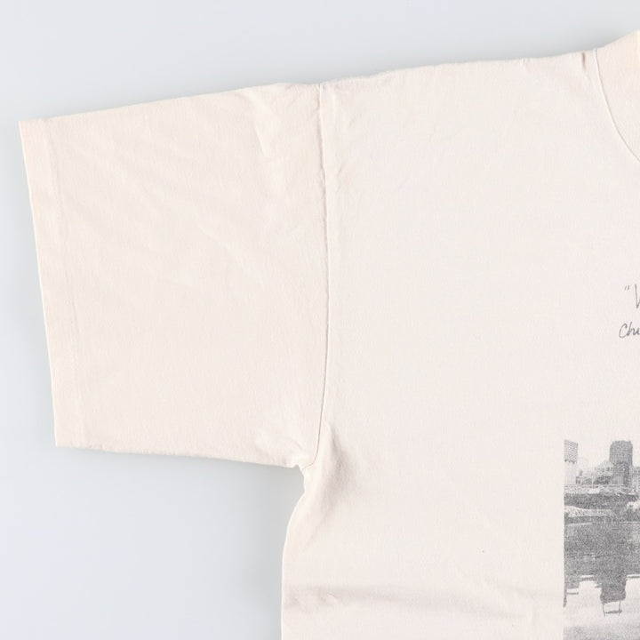 90'S Murina Photo T-Shirt, Made in USA, Men's XL equivalent, Vintage cotton Beige type Vintage Second Hand