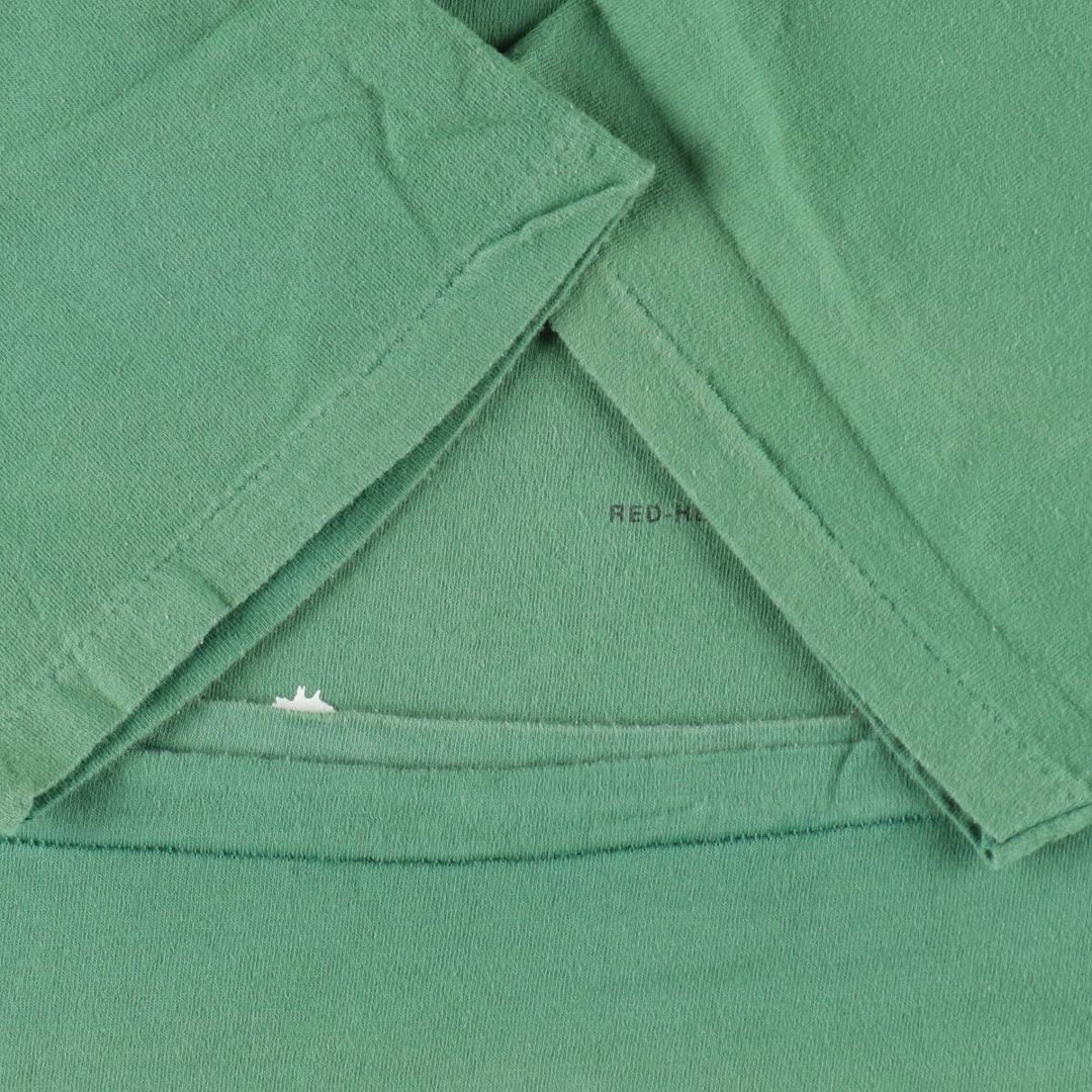 90'S ONEITA Printed T-shirt Made in USA Men's L size Vintage cotton green type Vintage Second Hand
