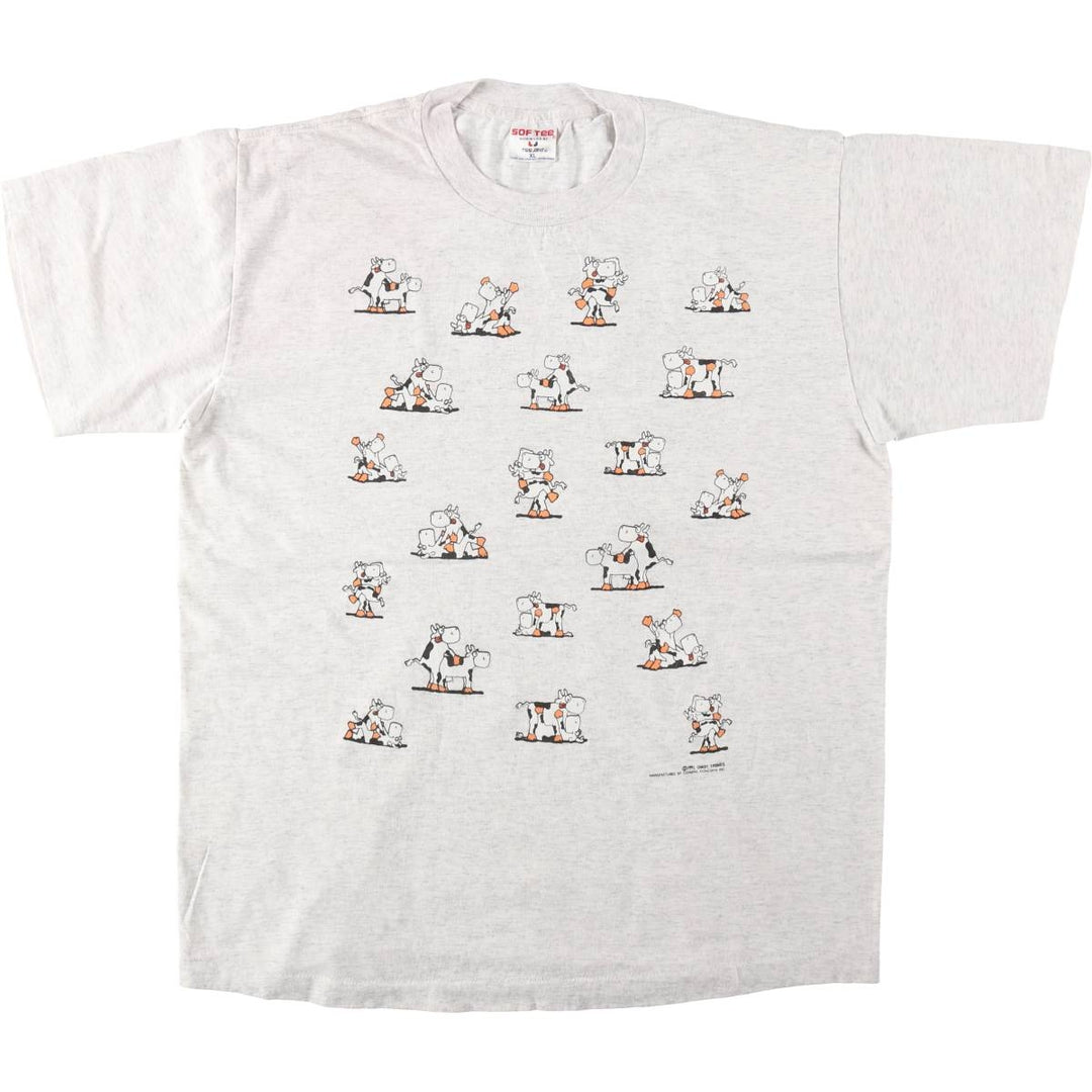 90'S TEE JAYS 48 Positions Erotic T-Shirt Print T-Shirt Made in USA Men's XL Equivalent Vintage cotton gray type Vintage Second Hand