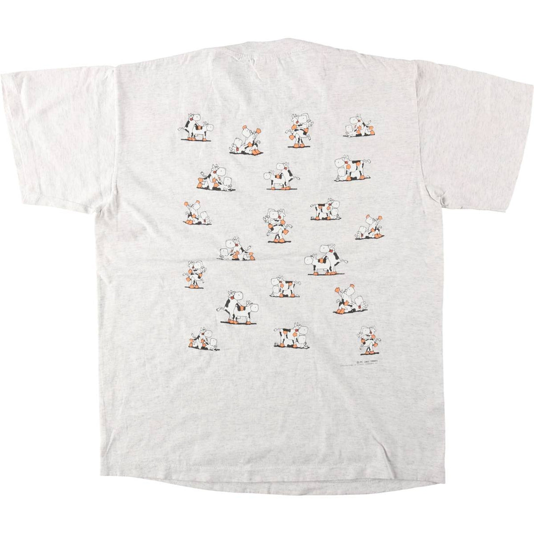 90'S TEE JAYS 48 Positions Erotic T-Shirt Print T-Shirt Made in USA Men's XL Equivalent Vintage cotton gray type Vintage Second Hand