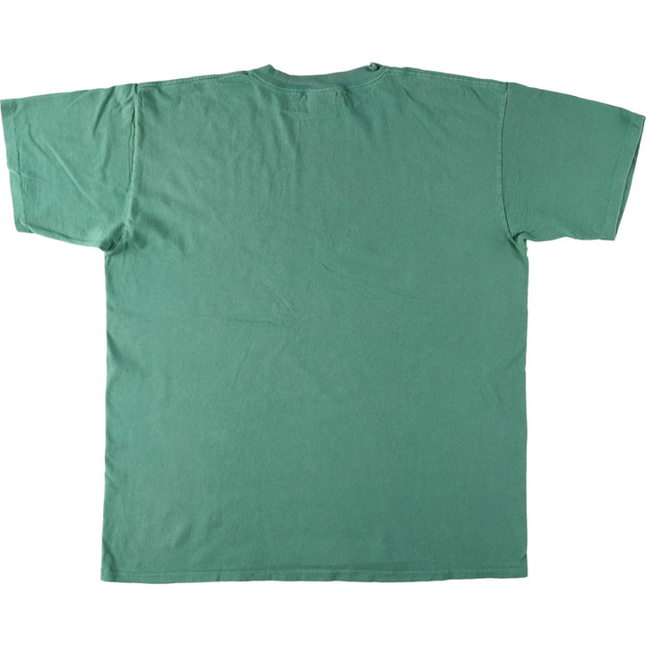 90'S ONEITA Bird Droppings Print T-Shirt, Made in USA, Men's XL equivalent, Vintage cotton green type Vintage Second Hand