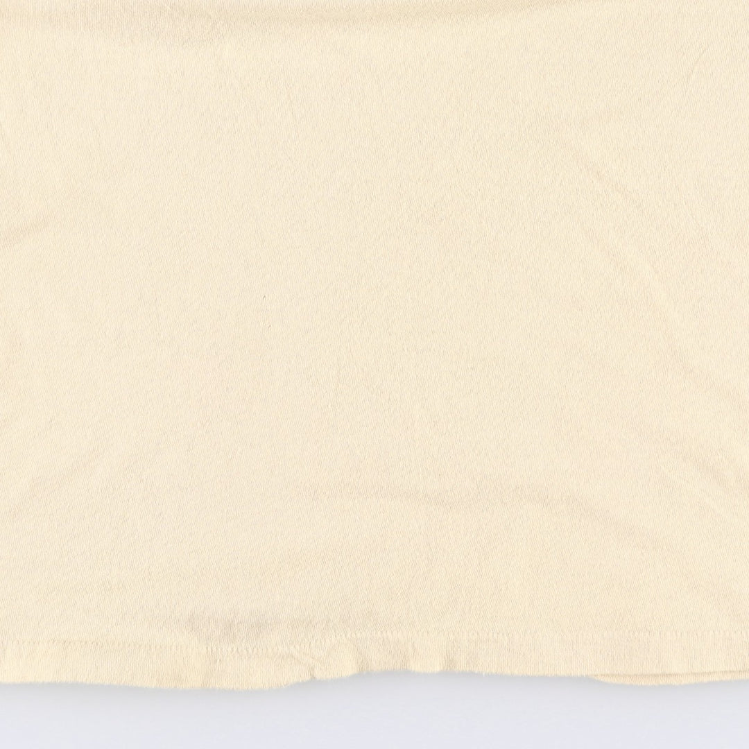 70s-80'S Hanes BLACK FLAG Print T-Shirt, Made in USA, Men's XL equivalent, Vintage cotton Beige type Vintage Second Hand