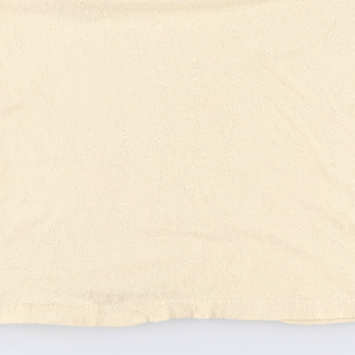 70s-80'S Hanes BLACK FLAG Print T-Shirt, Made in USA, Men's XL equivalent, Vintage cotton Beige type Vintage Second Hand