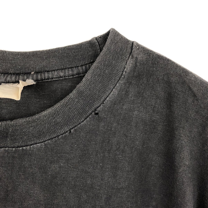 Printed T-shirt, Men's Size M (approx.), Vintage unclear black type Vintage Second Hand