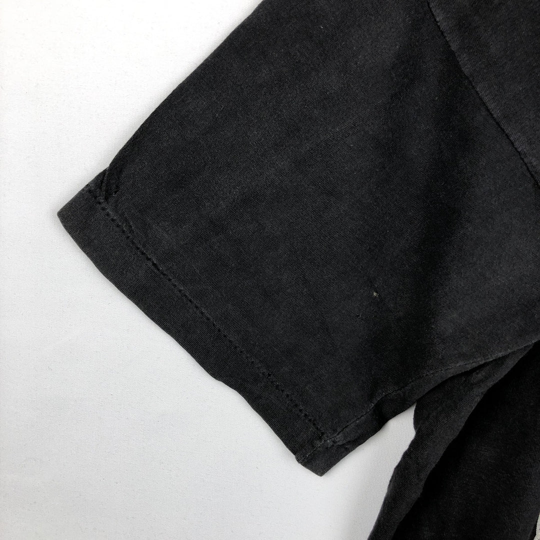 Printed T-shirt, Men's Size M (approx.), Vintage unclear black type Vintage Second Hand