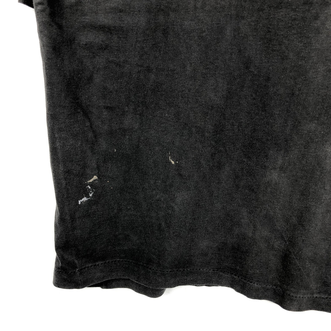 Printed T-shirt, Men's Size M (approx.), Vintage unclear black type Vintage Second Hand