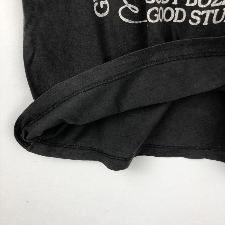 Printed T-shirt, Men's Size M (approx.), Vintage unclear black type Vintage Second Hand