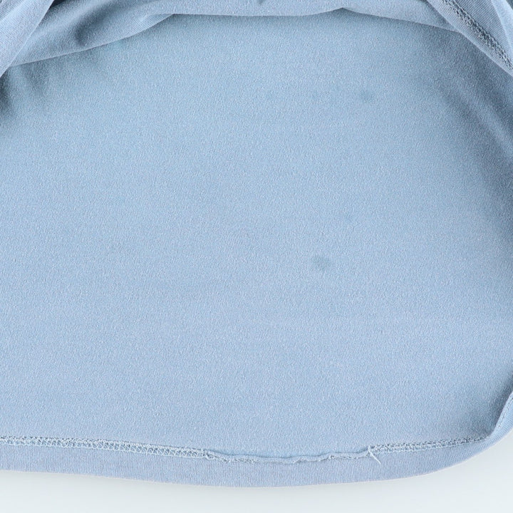 90s-00'S Delta print T-shirt, made in USA, men's size M (approx.) cotton Blue type light blue Vintage Second Hand