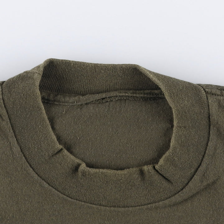 Printed T-shirt, Men's XL equivalent, Vintage unclear Khaki type Vintage Second Hand