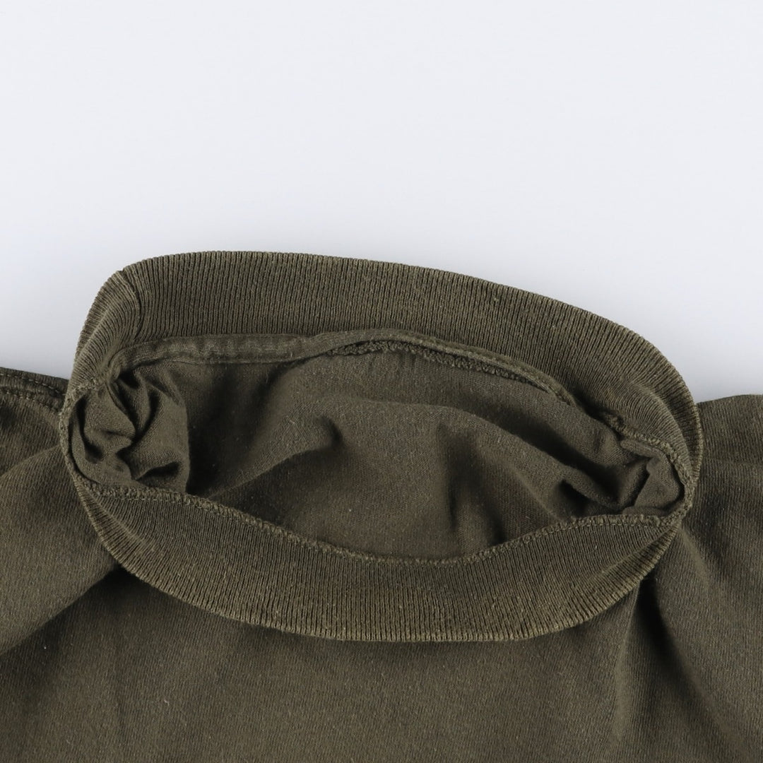 Printed T-shirt, Men's XL equivalent, Vintage unclear Khaki type Vintage Second Hand