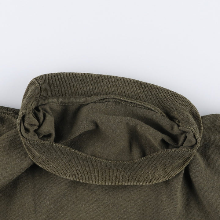 Printed T-shirt, Men's XL equivalent, Vintage unclear Khaki type Vintage Second Hand