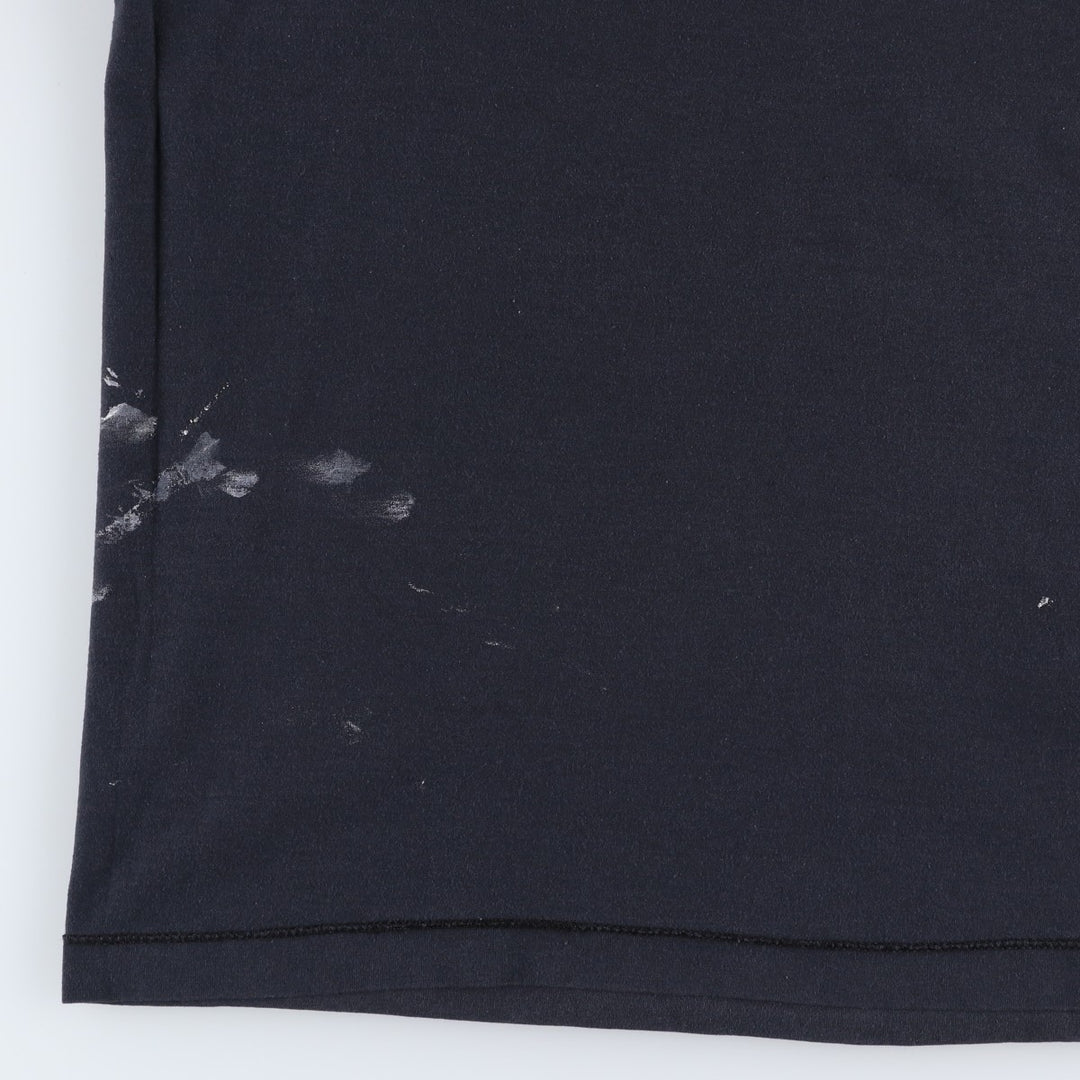 90'S Screen Stars Hurricane Andrew Print T-Shirt, Made in USA, Men's XL equivalent, Vintage cotton black type Vintage Second Hand