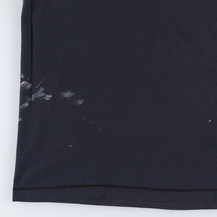 90'S Screen Stars Hurricane Andrew Print T-Shirt, Made in USA, Men's XL equivalent, Vintage cotton black type Vintage Second Hand