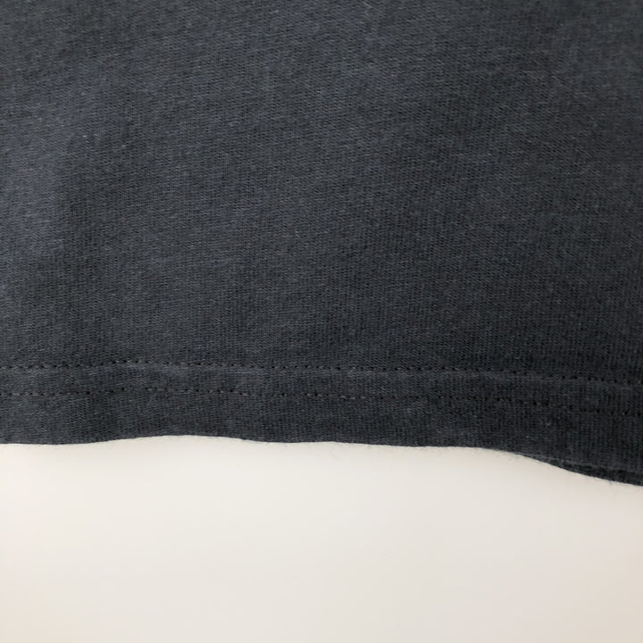 PORT and COMPANY Printed T-shirt, Men's M size cotton black type Vintage Second Hand
