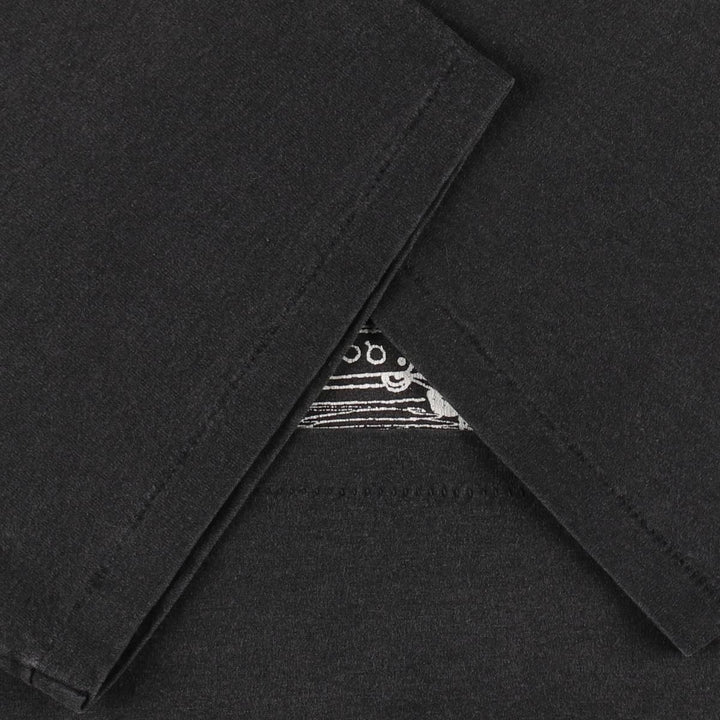 90's ONEITA POWER cotton black type Vintage Second Hand