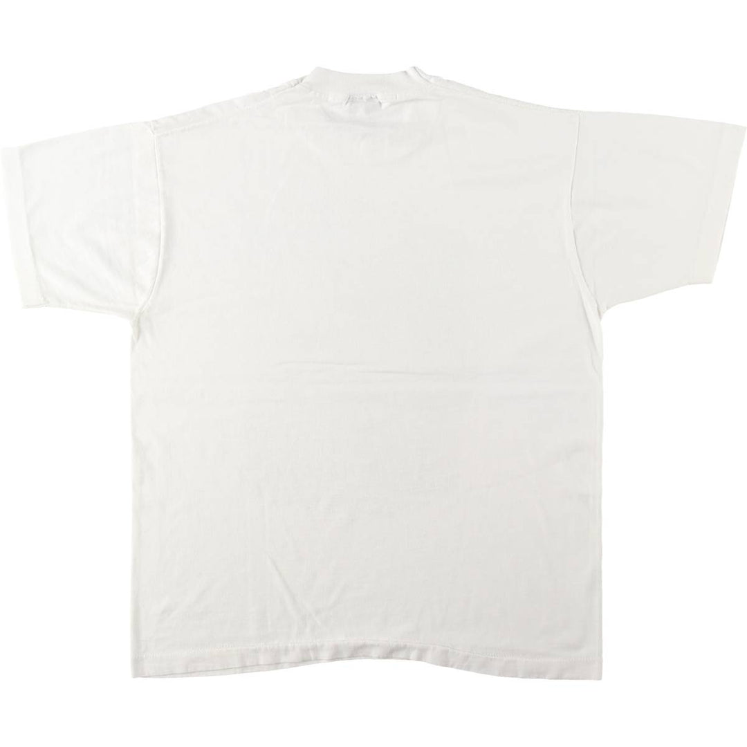 90'S Fruit of the Loom Best Art T-Shirt, Made in USA, Men's Size L (approx.), Vintage cotton white type Vintage Second Hand