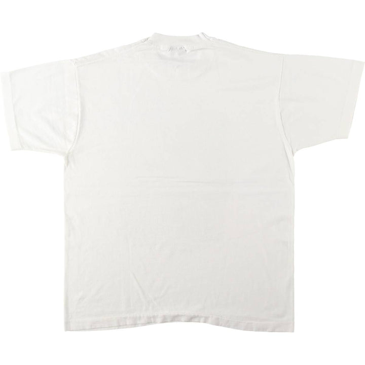 90'S Fruit of the Loom Best Art T-Shirt, Made in USA, Men's Size L (approx.), Vintage cotton white type Vintage Second Hand