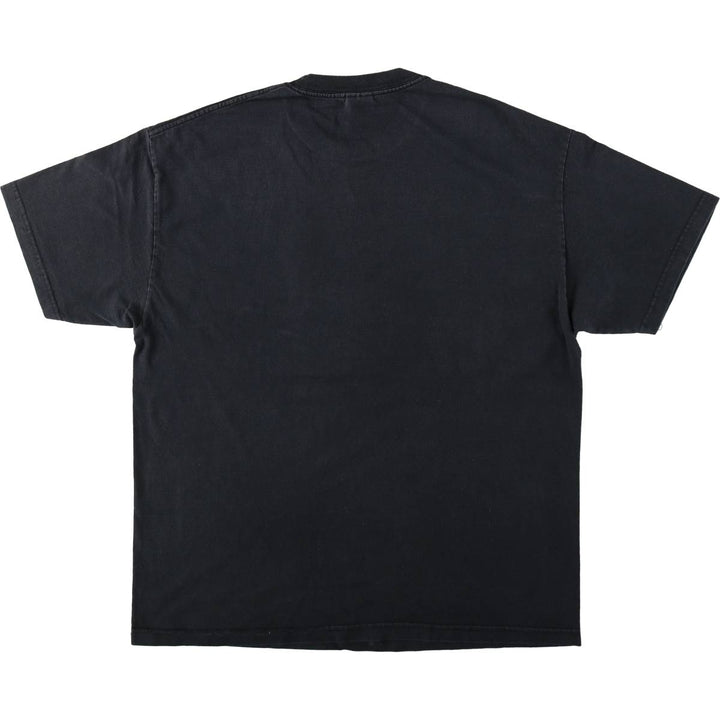 Murina Print T-Shirt, Made in USA, Men's XL Equivalent cotton black type Vintage Second Hand