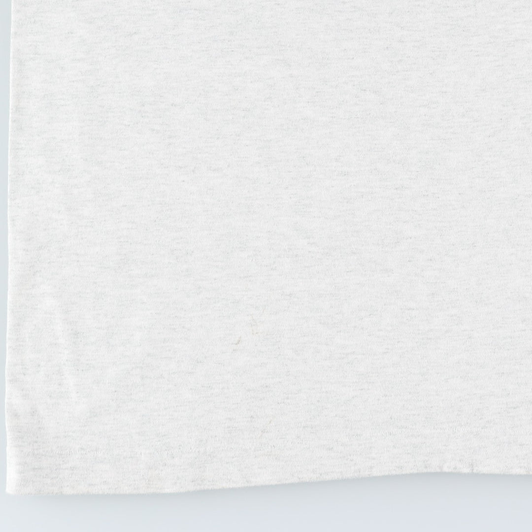 90'S Fruit of the Loom Heavy Cotton Printed T-Shirt, Men's XL, Vintage cotton gray type Vintage Second Hand
