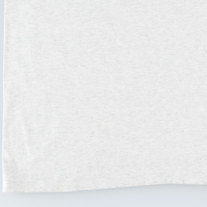 90'S Fruit of the Loom Heavy Cotton Printed T-Shirt, Men's XL, Vintage cotton gray type Vintage Second Hand