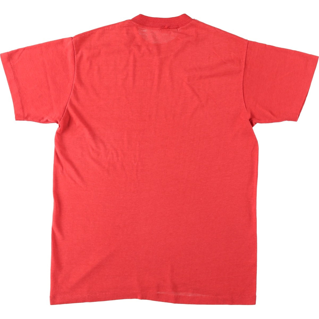 90'S FRESNO CABLE Print T-Shirt, Men's Size S (Equivalent), Vintage unclear red type Vintage Second Hand