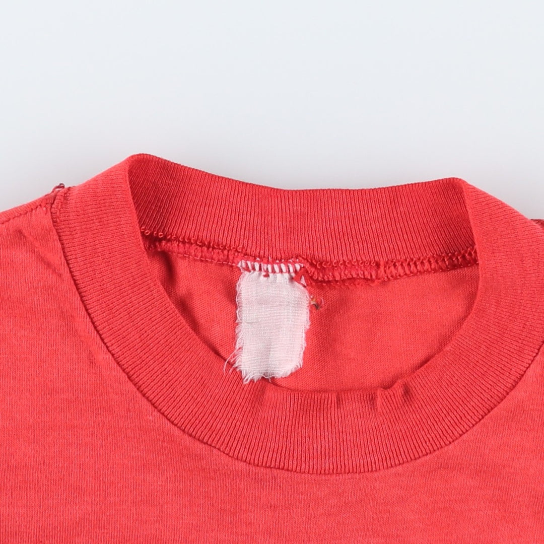 90'S FRESNO CABLE Print T-Shirt, Men's Size S (Equivalent), Vintage unclear red type Vintage Second Hand