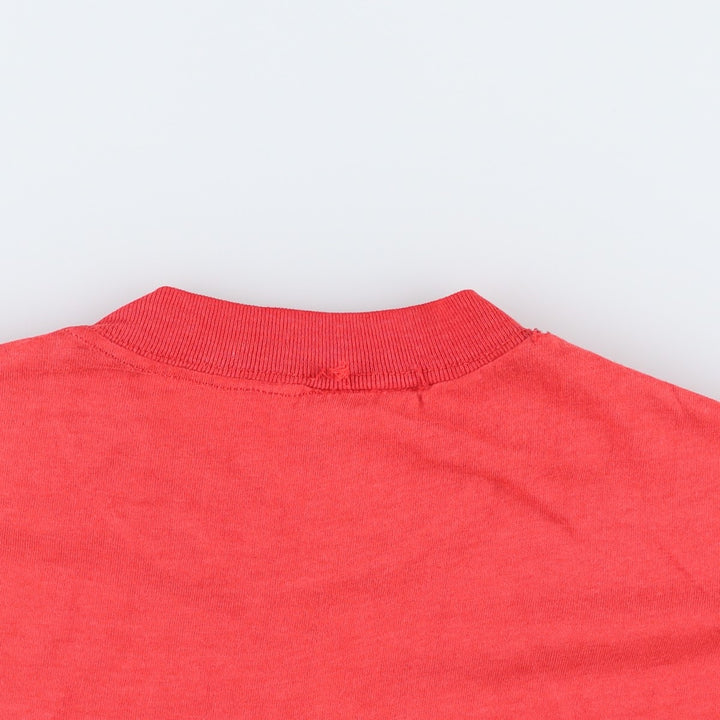 90'S FRESNO CABLE Print T-Shirt, Men's Size S (Equivalent), Vintage unclear red type Vintage Second Hand
