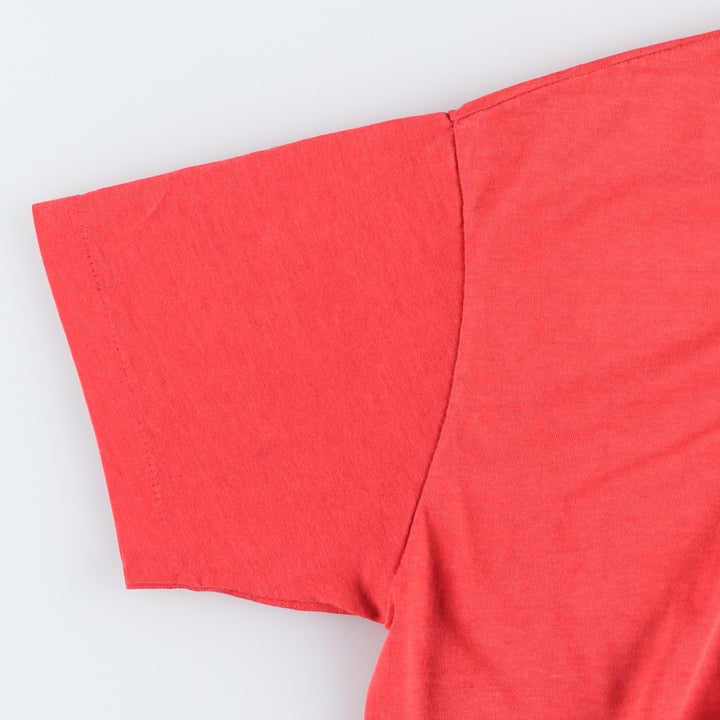 90'S FRESNO CABLE Print T-Shirt, Men's Size S (Equivalent), Vintage unclear red type Vintage Second Hand