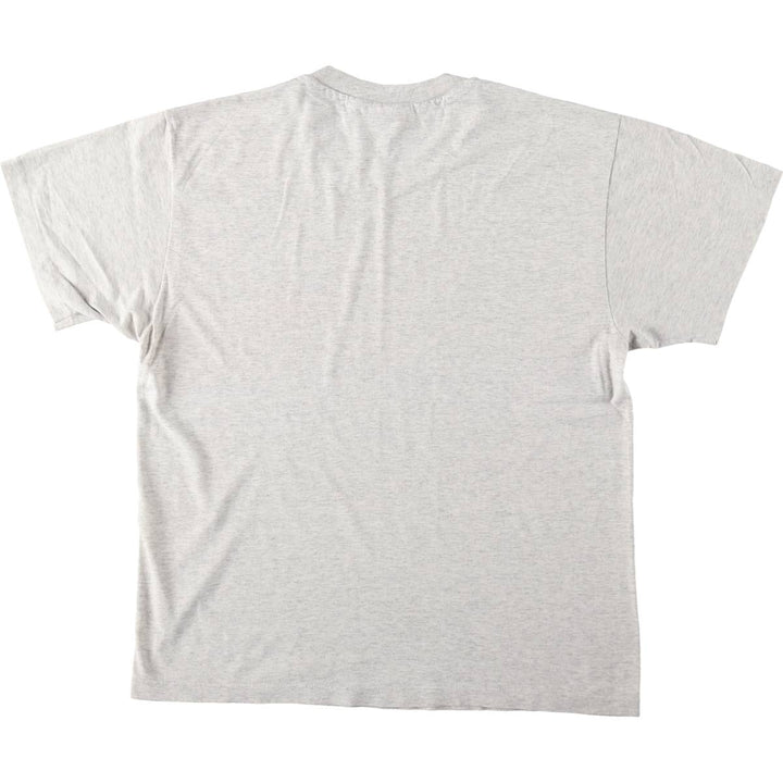 90'S Hanes HEAVYWEIGHT 50 cotton gray type Vintage Second Hand