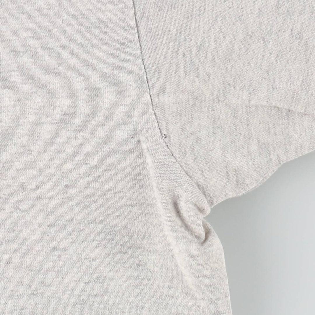 90'S Hanes HEAVYWEIGHT 50 cotton gray type Vintage Second Hand