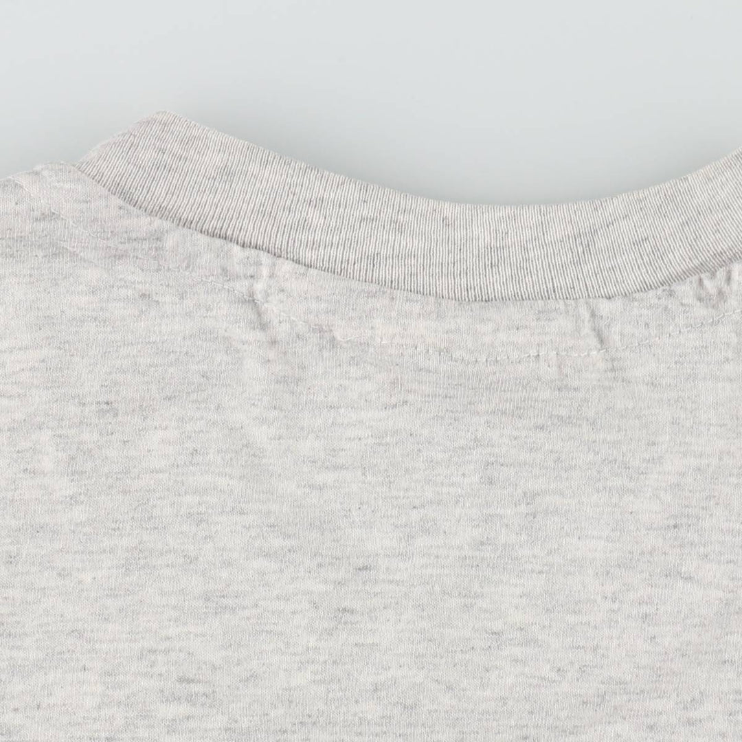 90'S Hanes HEAVYWEIGHT 50 cotton gray type Vintage Second Hand