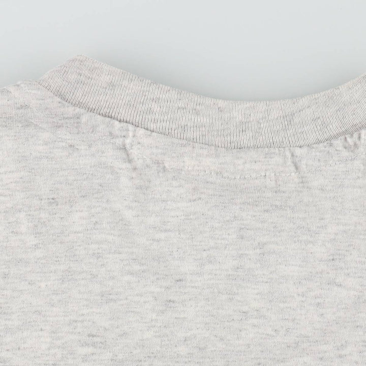 90'S Hanes HEAVYWEIGHT 50 cotton gray type Vintage Second Hand